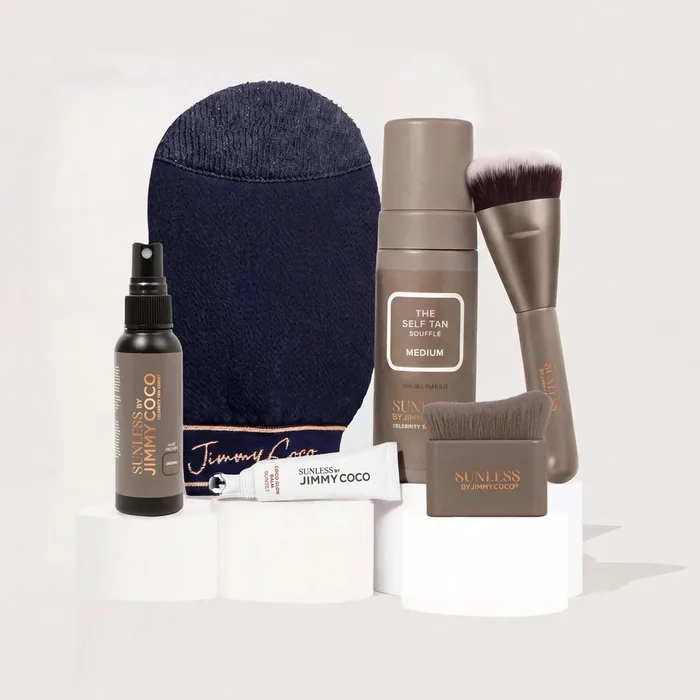 The Self Tan Soufflé with mitt and face mist bundle